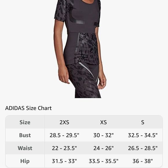 Adidas by Stella McCartney Run Utility Tee Black XS - Picture 11 of 12